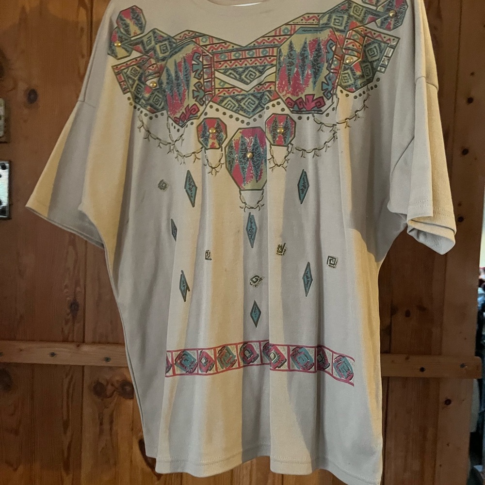 Colorful Graphic T-Shirt size Large